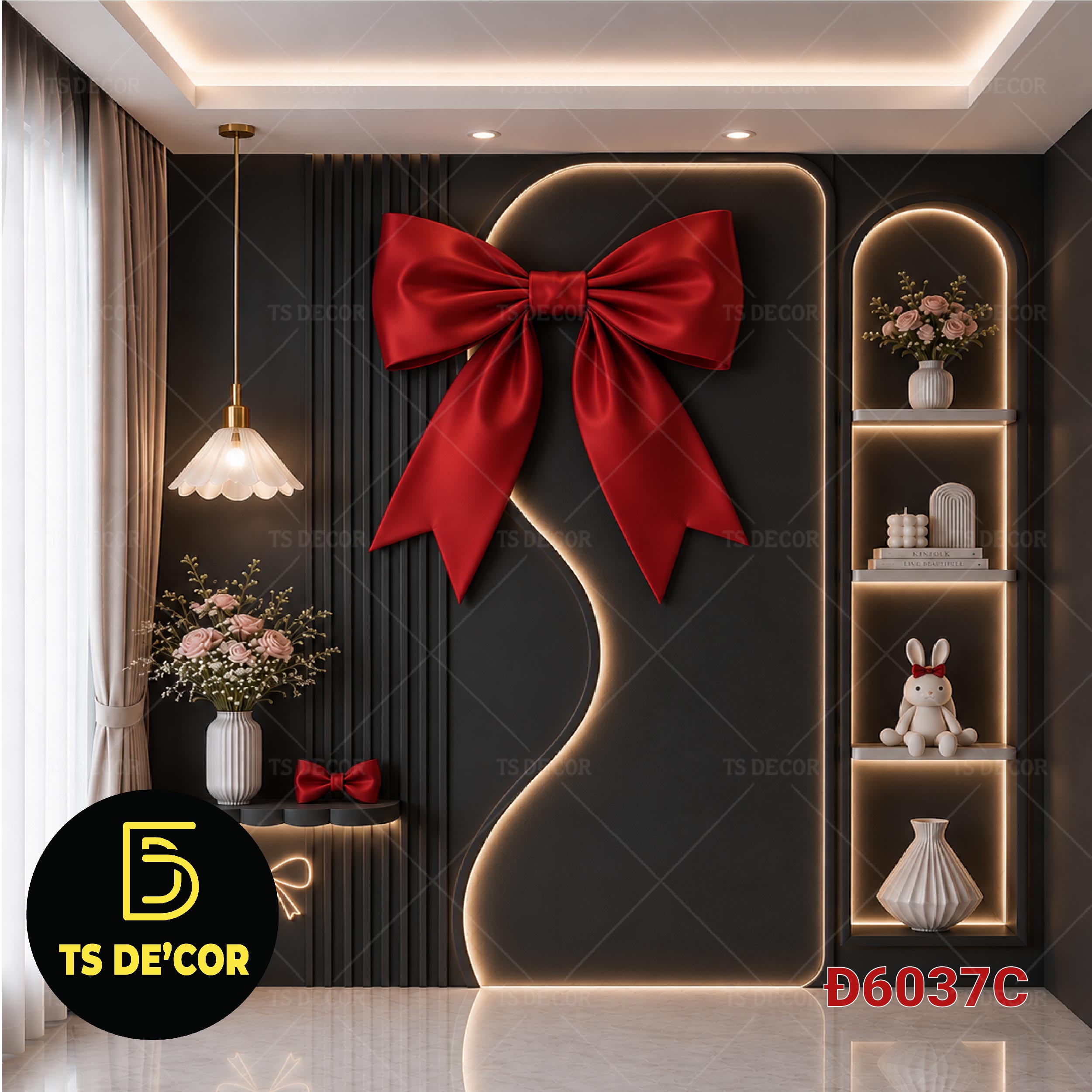 Phông Nền Chụp Mẫu Cao Cấp Decor Studio Sang Trọng, Livestream Tại Nhà Đơn Giản, Tiện Lợi Đ5993/ Đ6031A/ Đ6037C - Ảnh 3