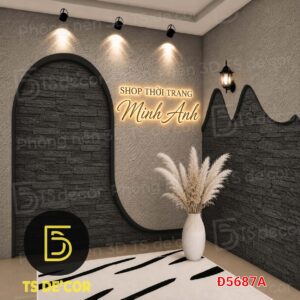 Alternative view of Phông Nền Livestream - Chụp Ảnh Hiện Đại, Background Decor Góc Live Bán Hàng Lên Hình Đẹp Đ5884/ Đ5687A/ Đ6110A