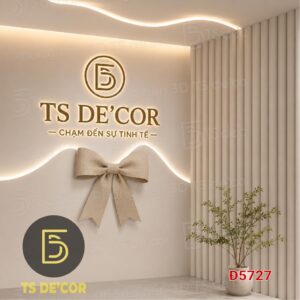 Alternative view of Phông Nền Livestream Nơ Cho Shop Thời Trang Nữ, Phông Live 5D Vải Lụa Kim Tuyến Cao Cấp Dày Dặn Đ6090A/Đ6177/ Đ6206A