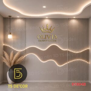 Alternative view of Background Decor Góc Live Bán Hàng Lên Hình Đẹp Livestream Chuẩn Studio Vải Lụa Kim Tuyến Cao Cấp Đ5899/ Đ5804B/ Đ6180B