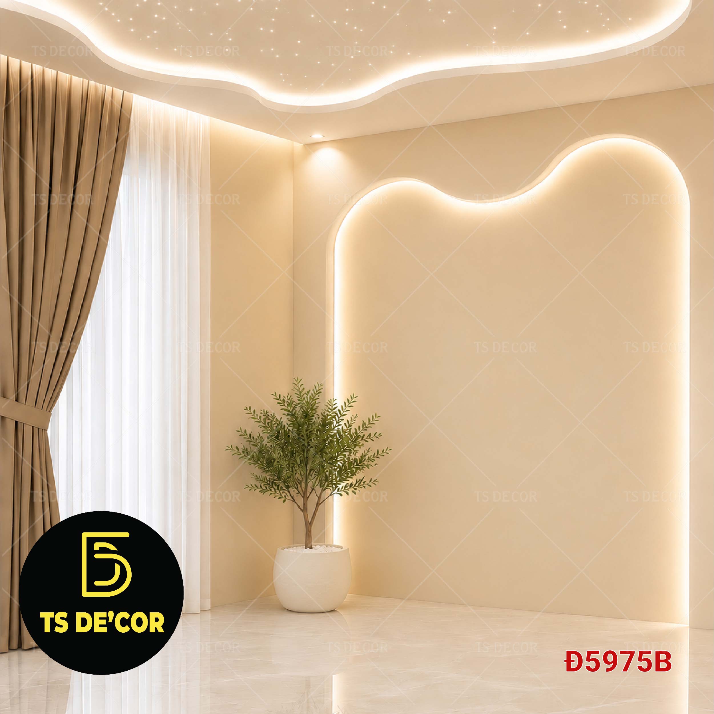 Phông Nền Livestream 5D Tạo Chiều Sâu, Background Chụp Ảnh Bán Hàng Online Thu Hút Mắt Xem Đ6000/ Đ5769/ Đ6037C - Ảnh 5