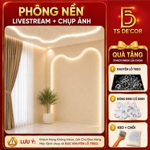 Phông Nền Chụp Ảnh Sản Phẩm Chuyên Nghiệp TONE HỒNG PASTEL, Decor Góc Live Tặng Phụ Kiên Cố Định Đ5975B/ Đ912A/ Đ6030B