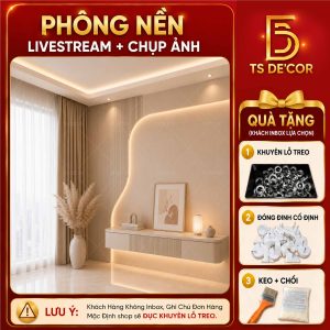 Phông Nền Livestream - Chụp Ảnh Hiện Đại, Background Decor Góc Live Bán Hàng Lên Hình Đẹp Đ5986/ Đ5759B/ Đ6007
