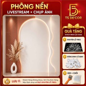 Phông Nền Livestream 5D Tạo Chiều Sâu, Background Chụp Ảnh Bán Hàng Online Thu Hút Mắt Xem Đ6000/ Đ5769/ Đ6037C