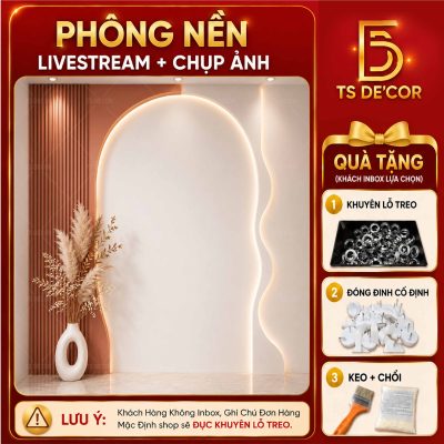 Phông Nền Livestream 5D Tạo Chiều Sâu, Background Chụp Ảnh Bán Hàng Online Thu Hút Mắt Xem Đ6000/ Đ5769/ Đ6037C