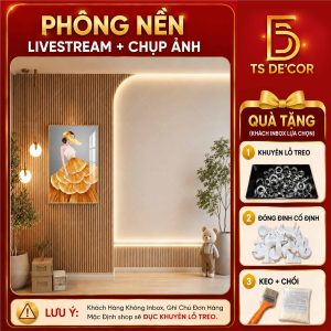Phông Nền Livestream Chụp Ảnh Thời Trang, Mỹ Phẩm, Gia Dụng Lên Live Không Loá Sáng Đ6009/ Đ1000A/ Đ6055