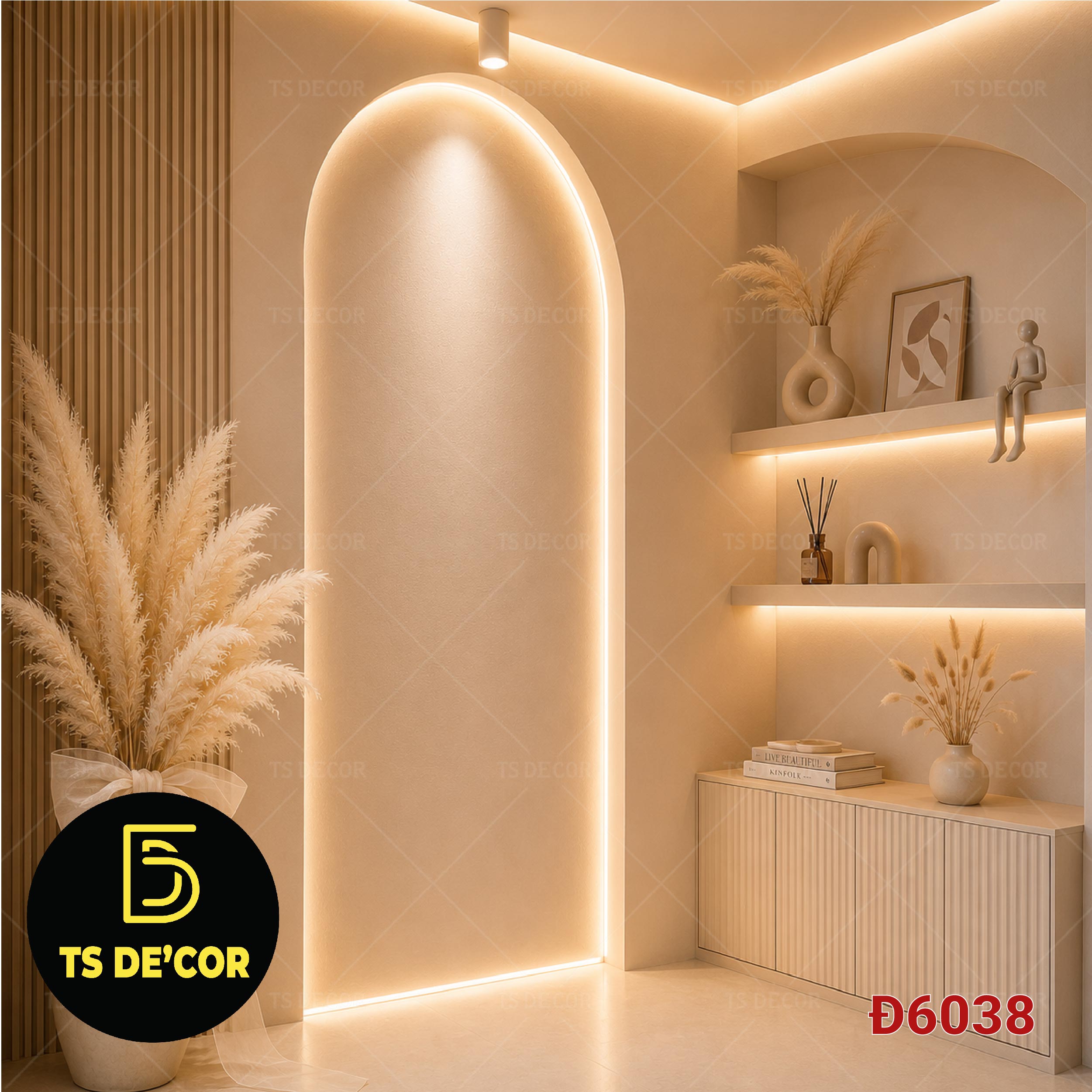 Phông Dán Tường - Treo - Đóng Đinh Livestream Cho Shop Thời Trang, Phông Nền Live 5D Vải Lụa Kim Tuyến Cao Cấp Đ6034A/ Đ5999/ Đ6031 - Ảnh 5