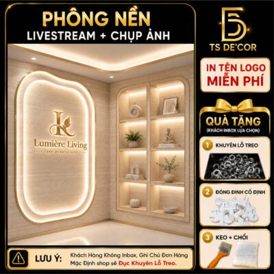 Phông Nền Livestream Vải Lụa Kim Tuyến Kích Thước Lớn Background Chụp Ảnh Sản Phẩm Hỗ Trợ Đục Lỗ Đ6060B/ Đ5857A/ Đ6237A